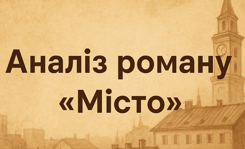 "Місто" Підмогильний. Аналіз роману