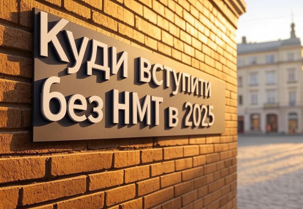 Куди вступити без НМТ в Києві в 2025