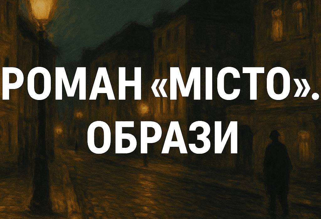 Підмогильний "Місто" головні герої та характеристика