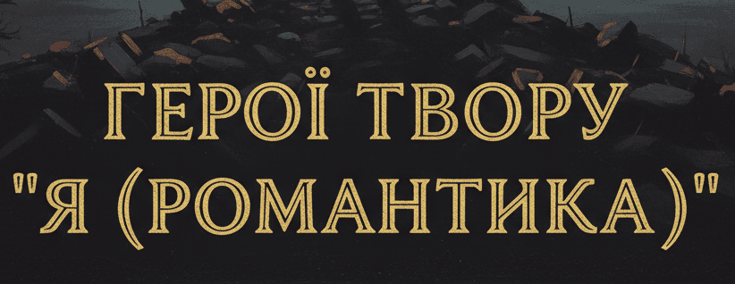 Герої твору "Я (Романтика)" та їх характеристика