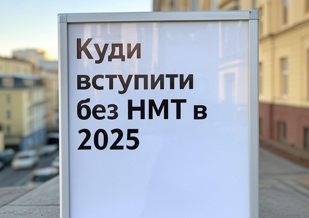 Куди вступити без НМТ в Дніпрі в 2025