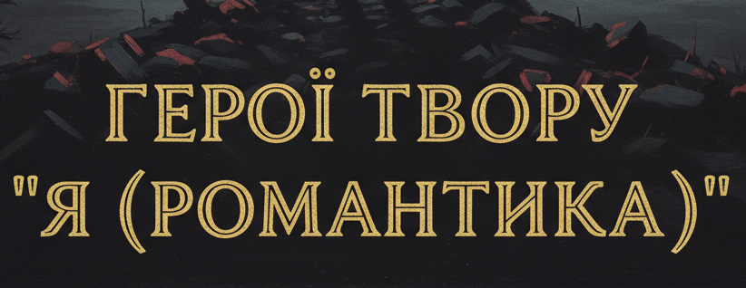 Герої твору "Я (Романтика)" та їх характеристика